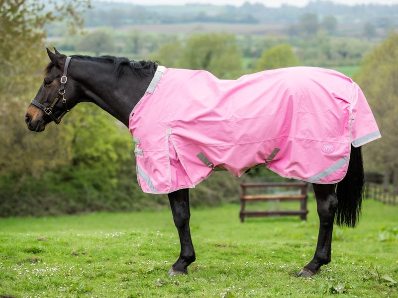 100g Detachable Neck Turnout Rug - Baby Pink - VALEQ