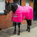 100g Stable Rug With Detachable Neck - Hi Vis Pink - VALEQ