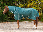 100g Stable Rug With Detachable Neck - Hunter Green - VALEQ