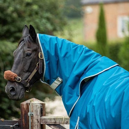 100g Turquoise Turnout Rug Neck Cover - VALEQ