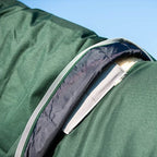 200g Detachable Neck Turnout Rug - Hunter Green - VALEQ