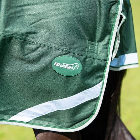 200g Detachable Neck Turnout Rug - Hunter Green - VALEQ