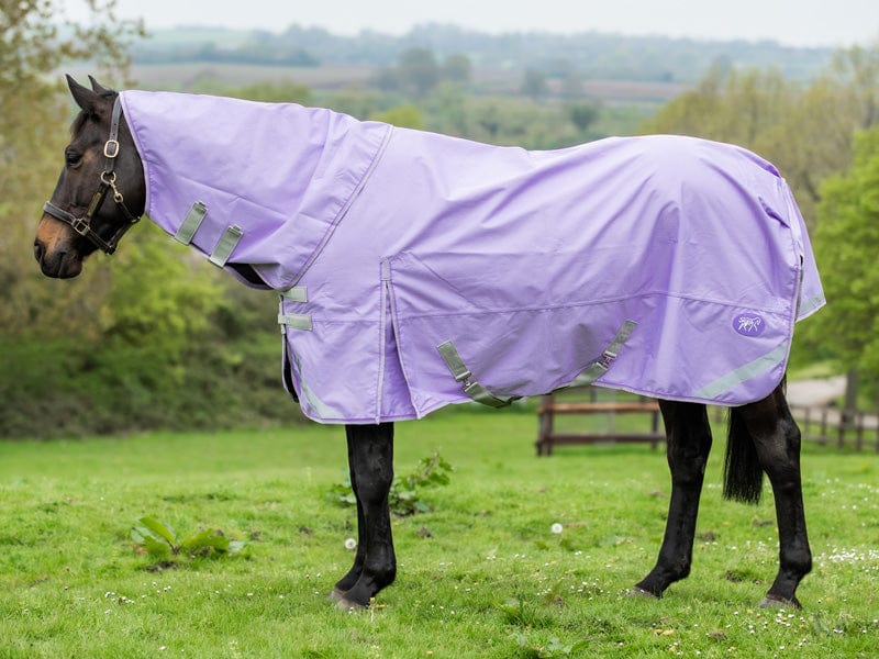 200G Detachable Neck Turnout Rug - Violet - VALEQ