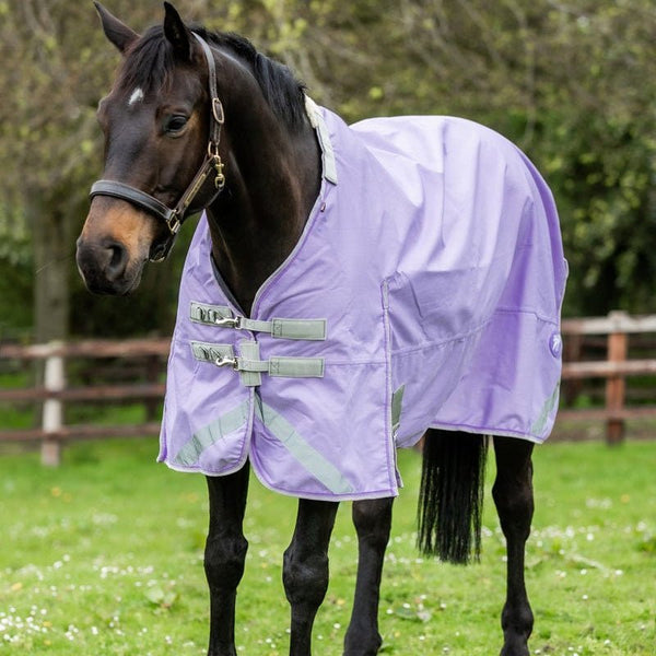 200G Detachable Neck Turnout Rug - Violet - VALEQ