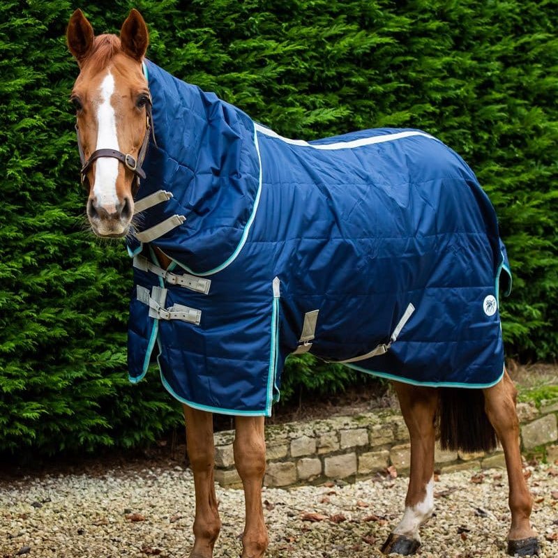200g Navy Stable Rug With Detachable Neck - VALEQ