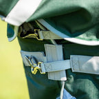 300g Detachable Neck Turnout Rug - Hunter Green - VALEQ