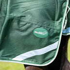 300g Detachable Neck Turnout Rug - Hunter Green - VALEQ