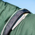 300g Detachable Neck Turnout Rug - Hunter Green - VALEQ