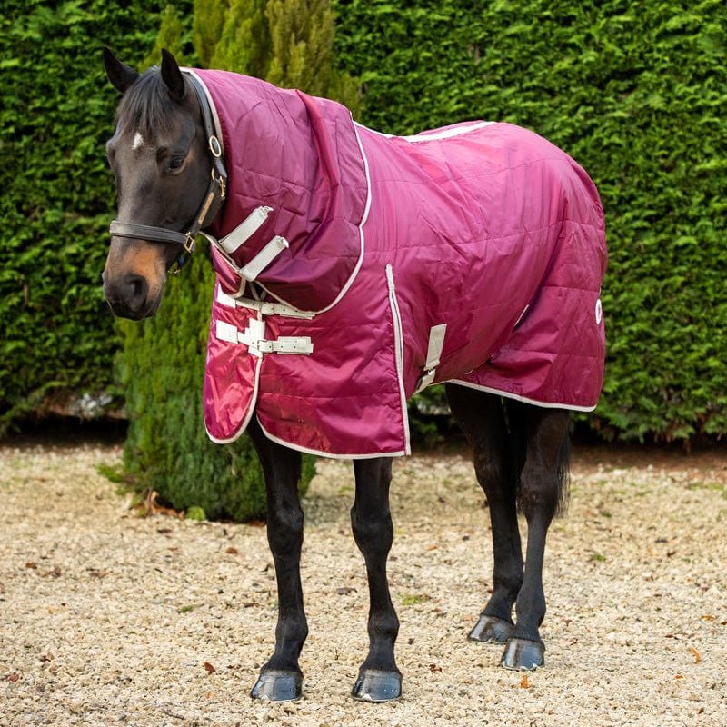 360g Burgundy Stable Rug With Detachable Neck - VALEQ