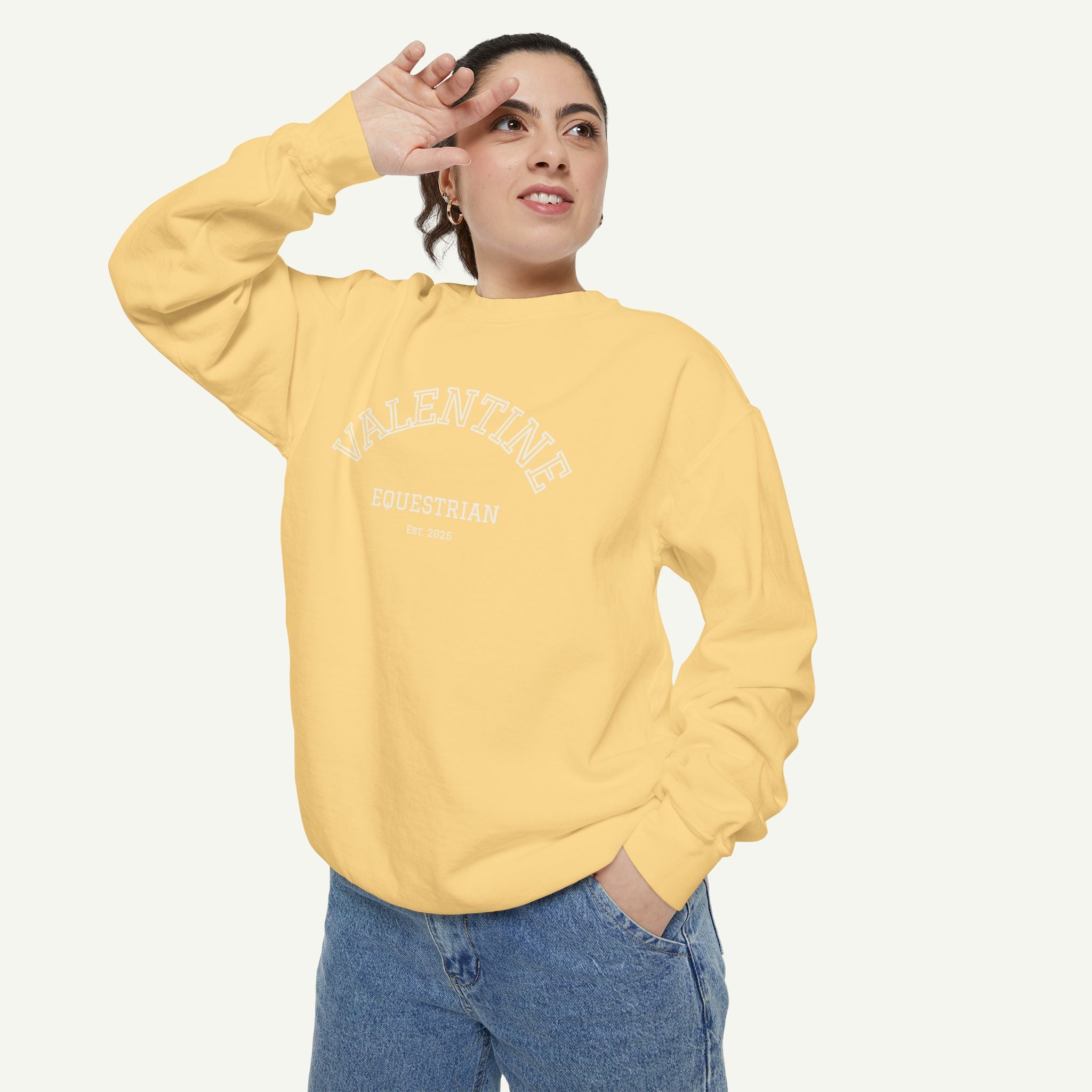 Valentine Equestrian Varsity Sweatshirt
