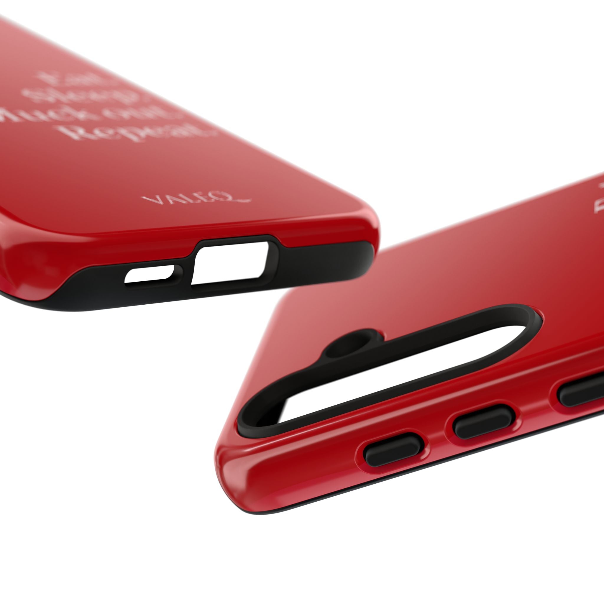 Eat. Sleep. Muck out. Repeat. Red Protective Phone Case