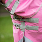 50g Detachable Neck Turnout Rug - Baby Pink - VALEQ