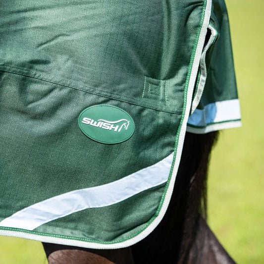 50g Detachable Neck Turnout Rug - Hunter Green - VALEQ