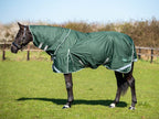 50g Detachable Neck Turnout Rug - Hunter Green - VALEQ