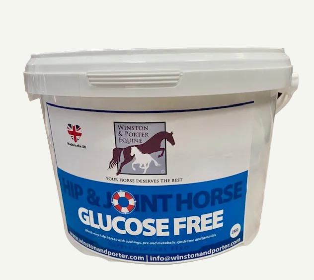 Winston & Porter Equin glucose-free horse feed container on a white background