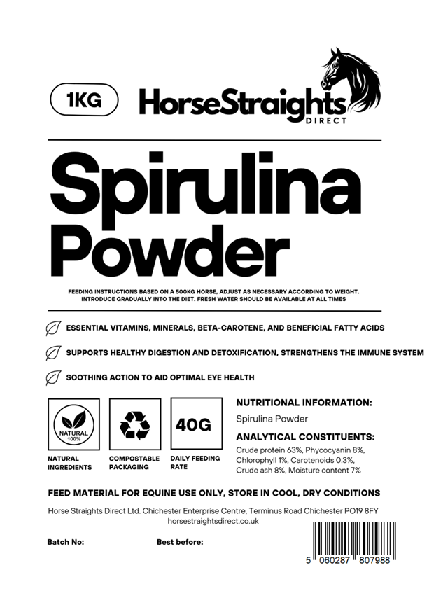 Premium Spirulina Powder Natural Superfood Supplement