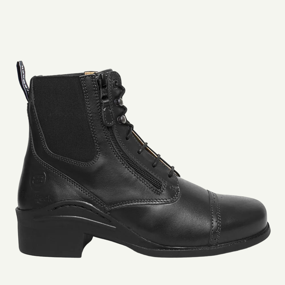 Bramham Zip Jodhpur Boots - Black - VALEQ