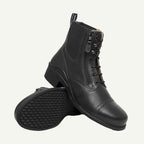 Bramham Zip Jodhpur Boots - Black - VALEQ