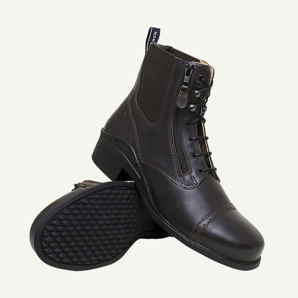 Bramham Zip Jodhpur Boots - Brown - VALEQ