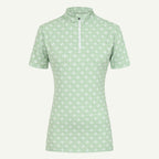 Cowgirl Technical Horse Tiding T-Shirt - Sage and White - VALEQ