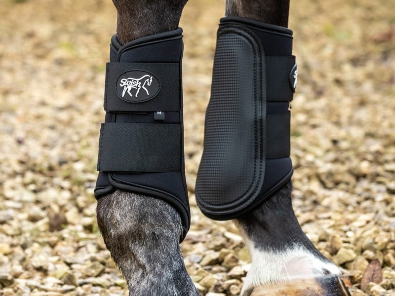 Double Locking Brushing Boots - Black - VALEQ
