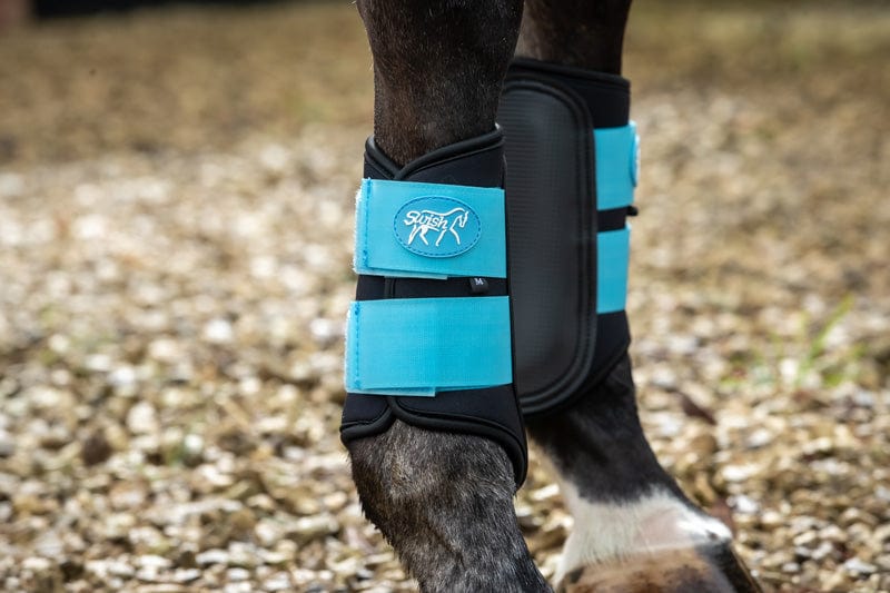 Double Locking Brushing Boots - Blue - VALEQ