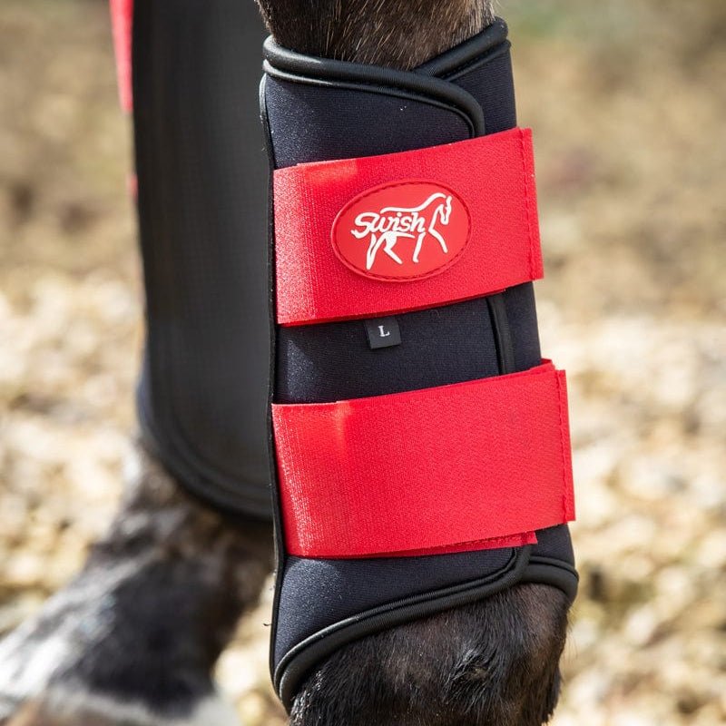 Double Locking Brushing Boots - Red - VALEQ