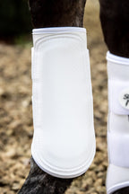 Double Locking Brushing Boots - White - VALEQ