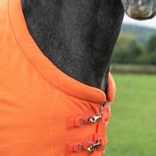 Fleece Horse Rug - Orange - VALEQ
