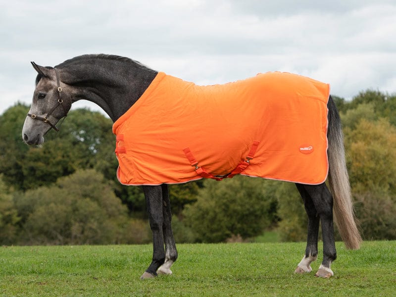 Fleece Horse Rug - Orange - VALEQ
