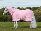 Fleece Rug With Neck Cover - Baby Pink - VALEQ