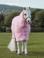 Fleece Rug With Neck Cover - Baby Pink - VALEQ