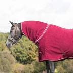 Fleece Rug With Neck Cover - Burgundy - VALEQ