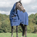 Fleece Rug With Neck Cover - Navy - VALEQ