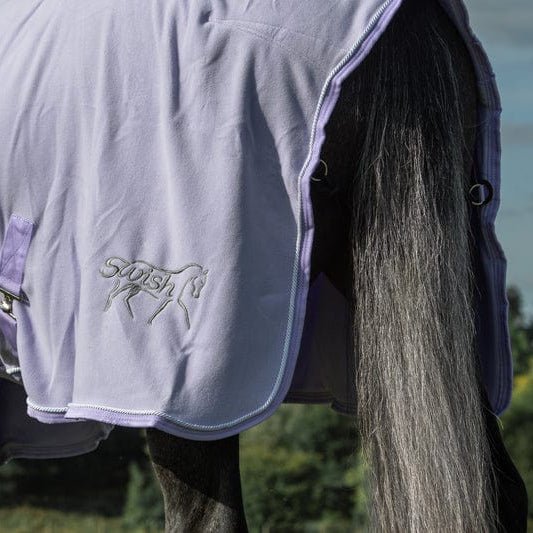 Fleece Rug With Neck Cover - Violet - VALEQ
