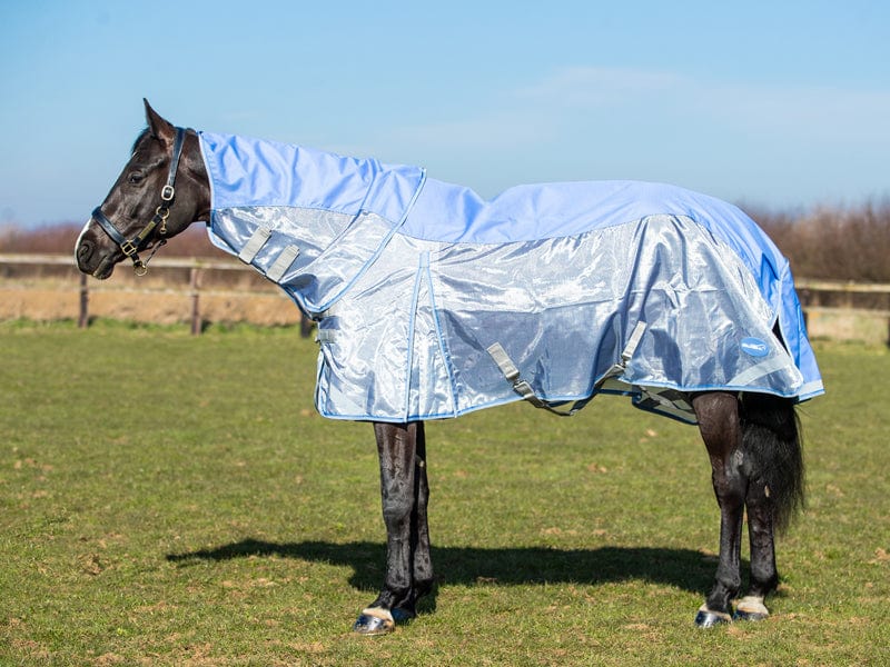 Fly Turnout Combination Rug - Cornflower - VALEQ