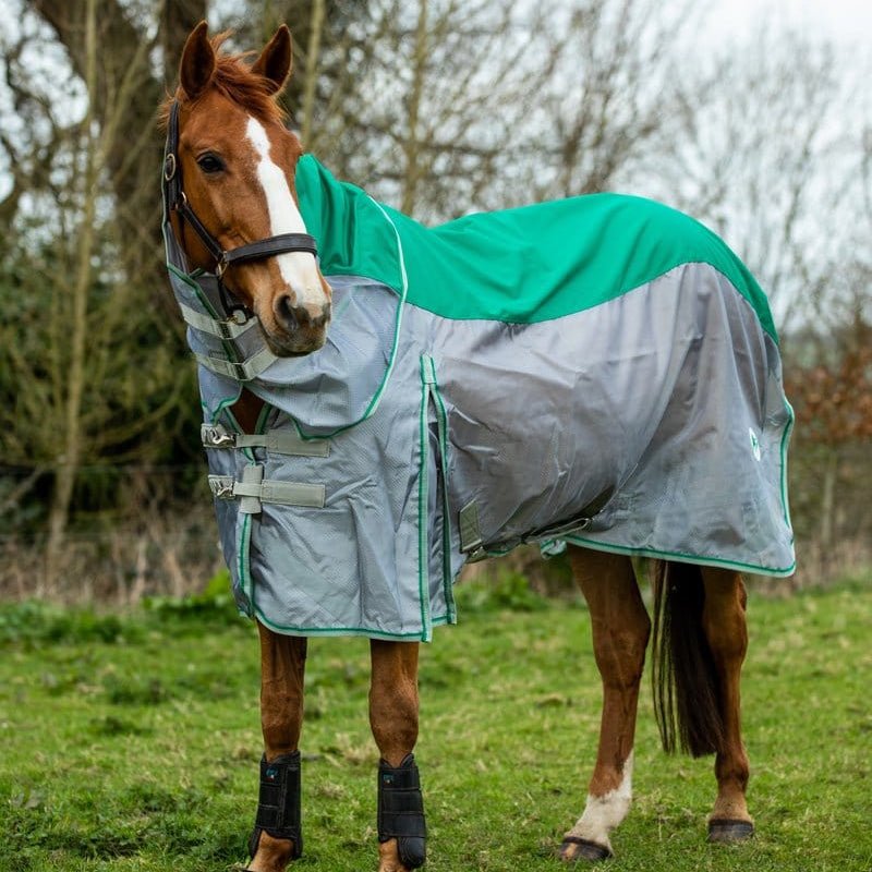 Fly Turnout Combination Rug (MESH) - Green - VALEQ