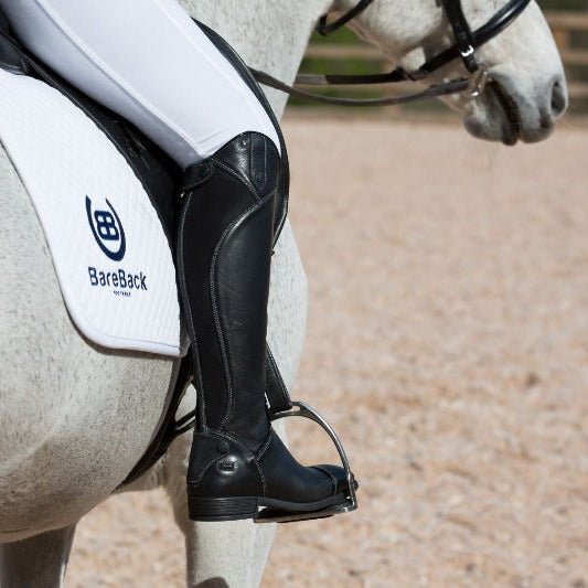 Georgia - Long Riding Boot - Black - VALEQ