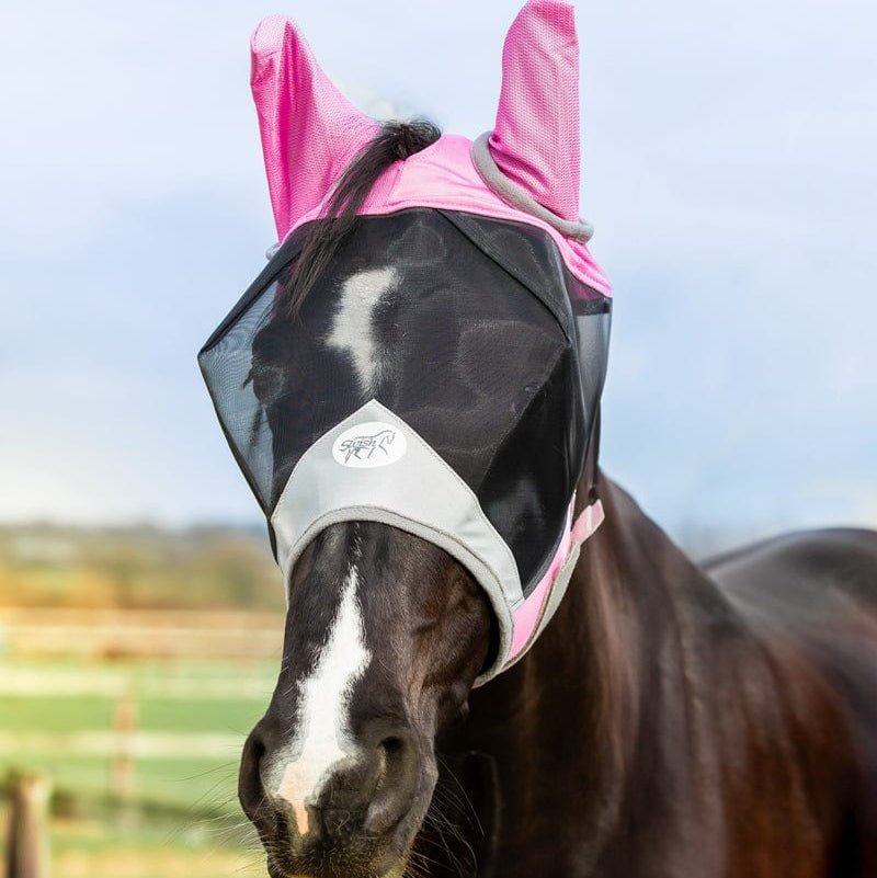 Horse Fly Mask - Baby Pink - VALEQ