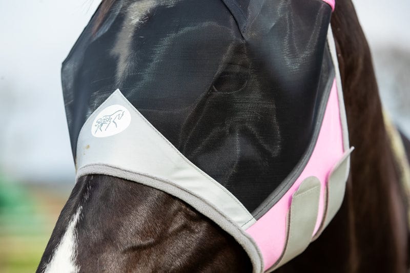 Horse Fly Mask - Baby Pink - VALEQ