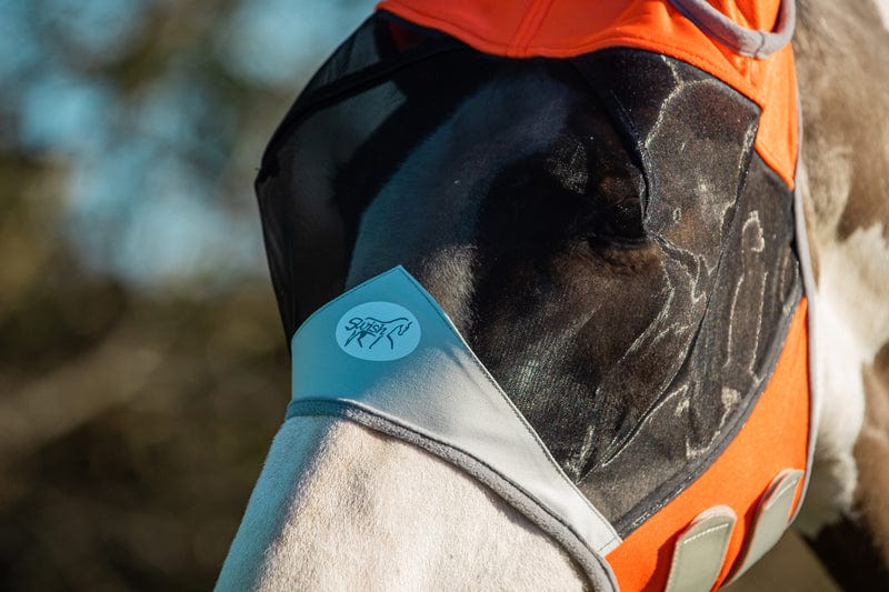 Horse Fly Mask - Orange - VALEQ