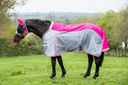 Horse Fly Mask With Nose - Pink - VALEQ