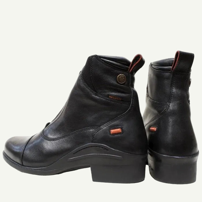 Idaho Storm Waterproof Jodhpur Riding Boots - Black - VALEQ
