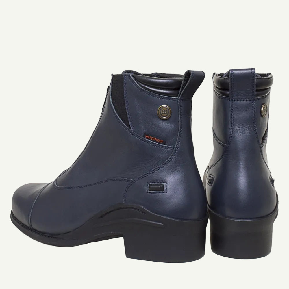 Idaho Storm Waterproof Jodhpur Riding Boots - Navy - VALEQ