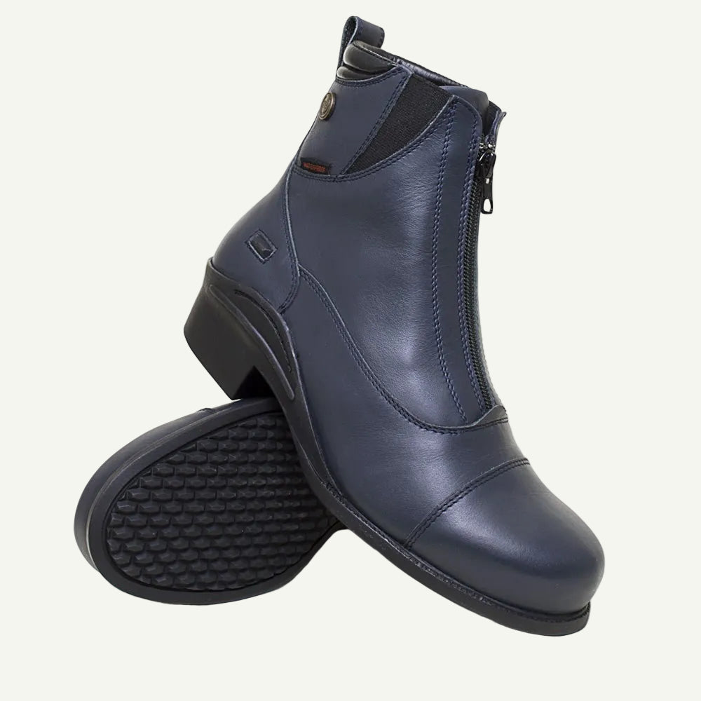 Idaho Storm Waterproof Jodhpur Riding Boots - Navy - VALEQ
