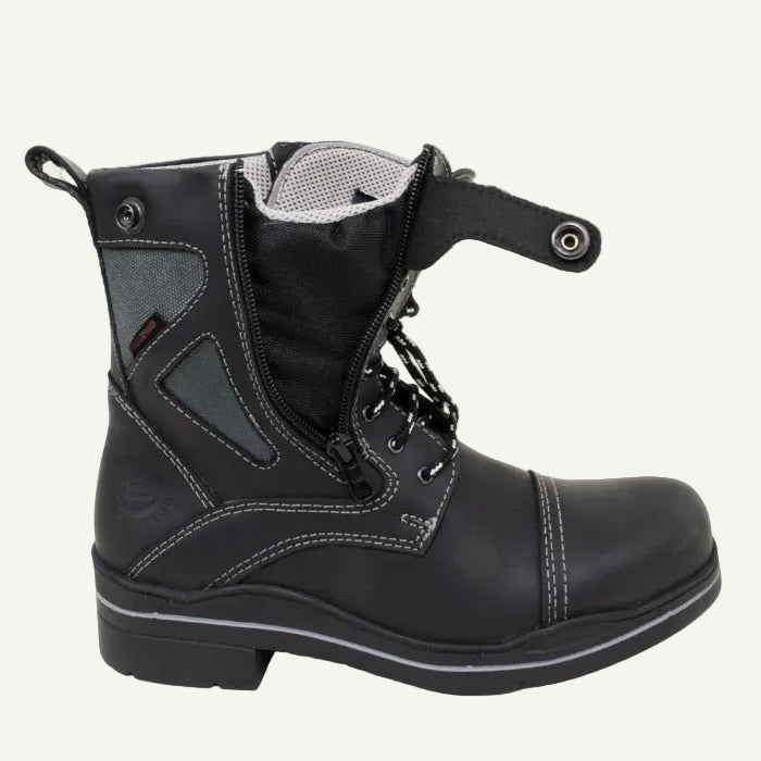Kentucky Storm Waterproof Jodhpur Boots - Black - VALEQ