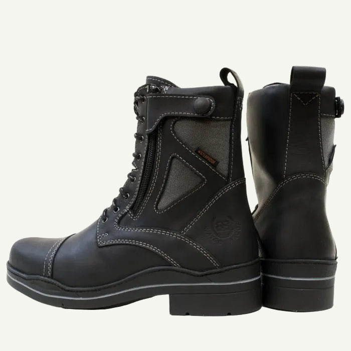 Kentucky Storm Waterproof Jodhpur Boots - Black - VALEQ