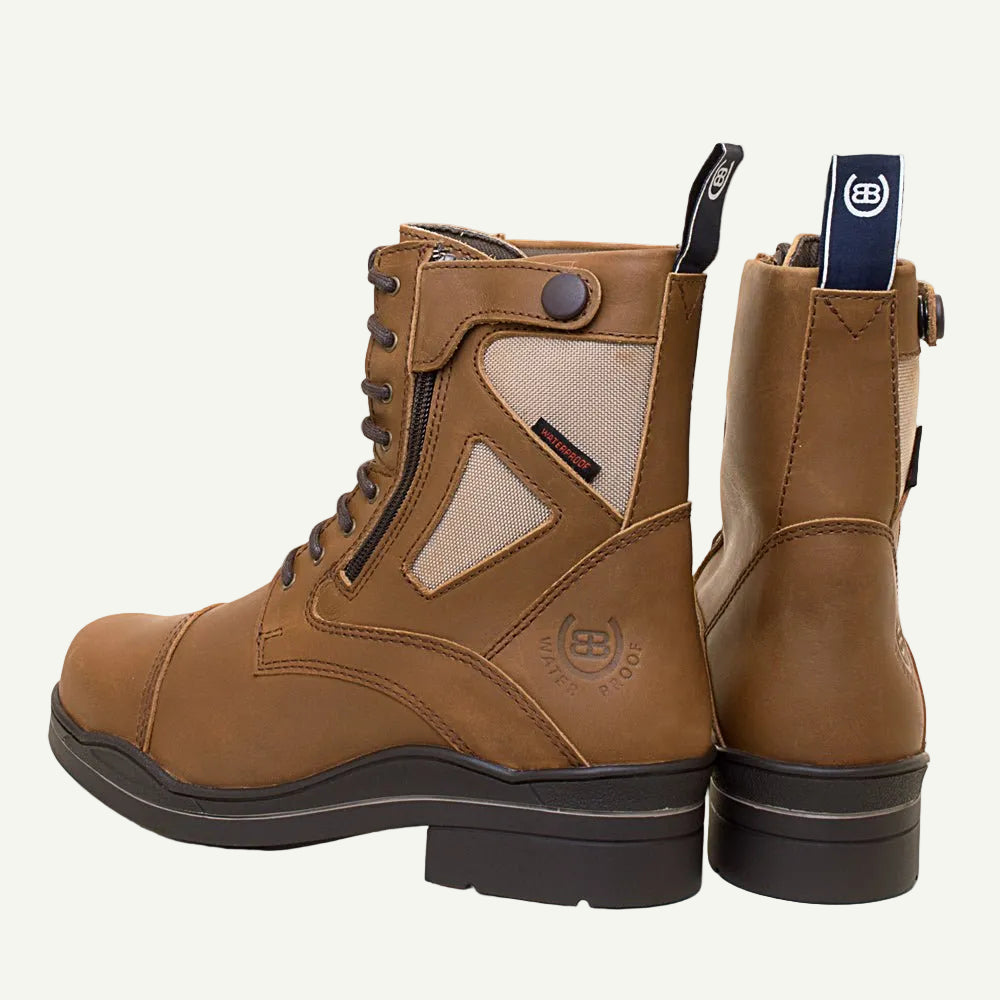 Kentucky Storm Waterproof Jodhpur Boots - Mocha - VALEQ