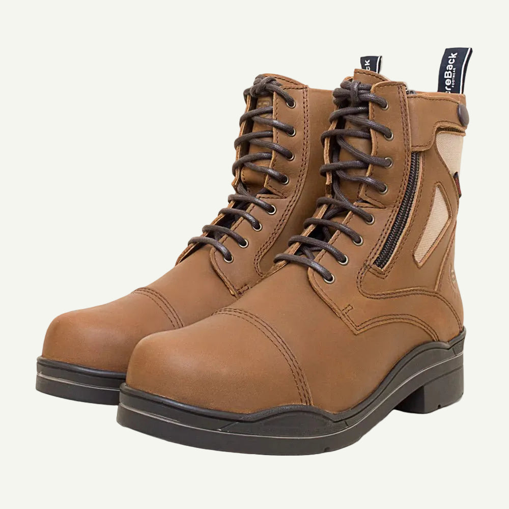 Kentucky Storm Waterproof Jodhpur Boots - Mocha - VALEQ