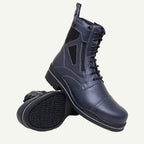 Kentucky Storm Waterproof Jodhpur Boots - Polished Navy - VALEQ